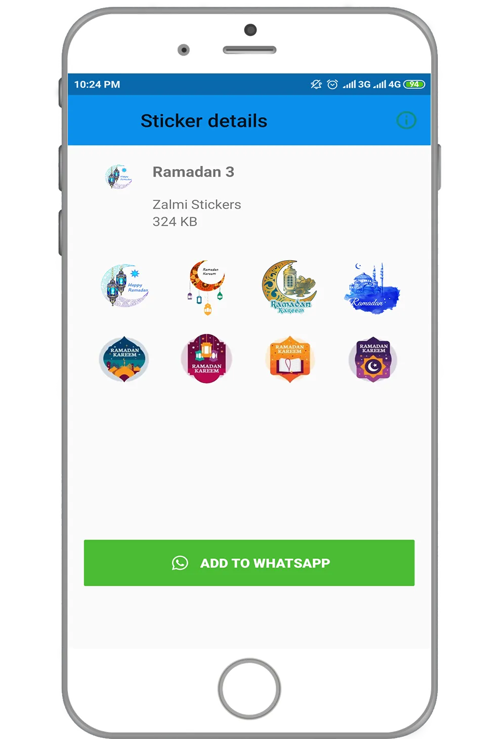 Ramadan Kareem Stickers For WA | Indus Appstore | Screenshot