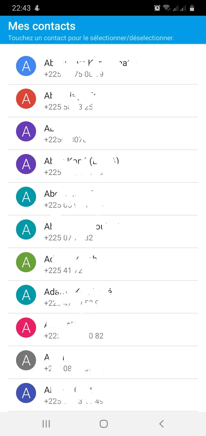 Migration Numéros | Indus Appstore | Screenshot