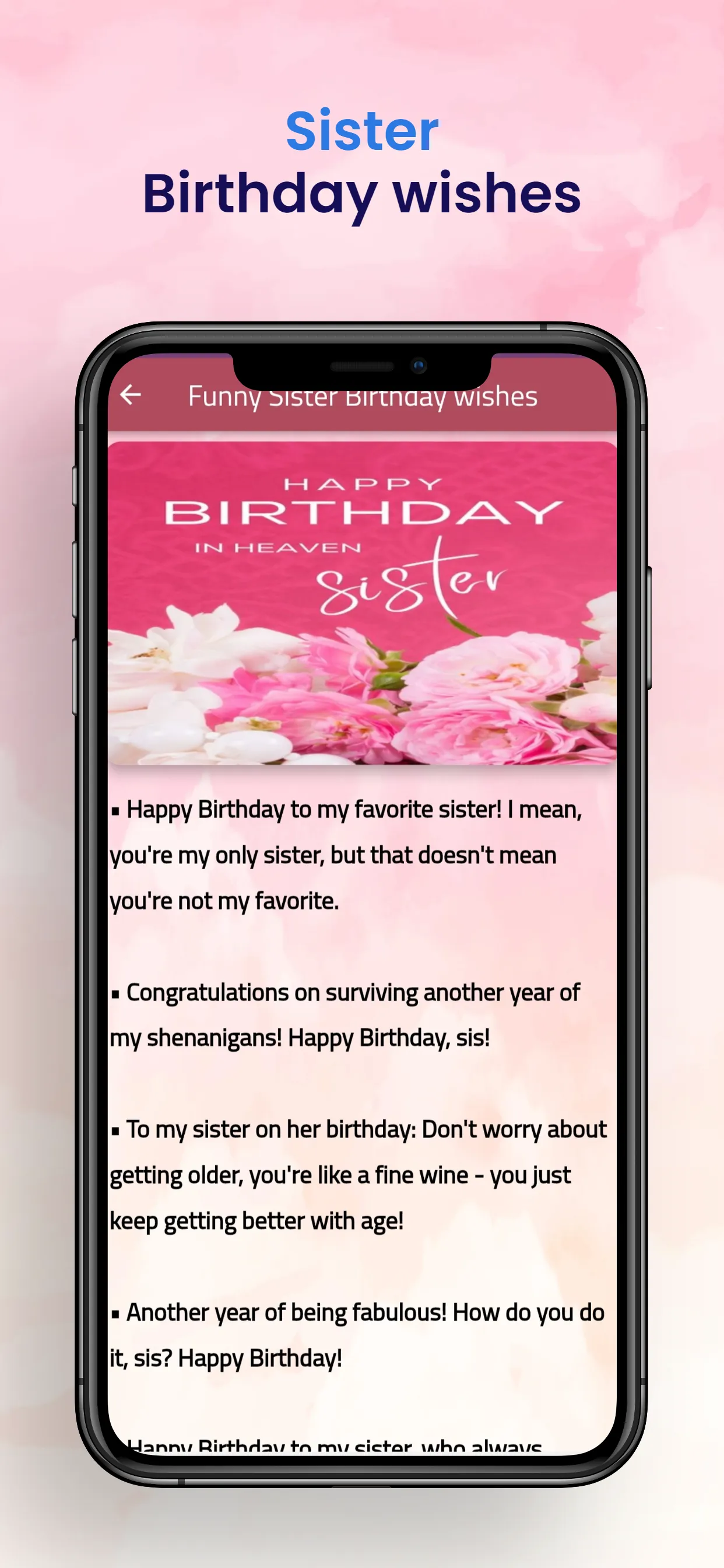 Sister Birthday wishes | Indus Appstore | Screenshot