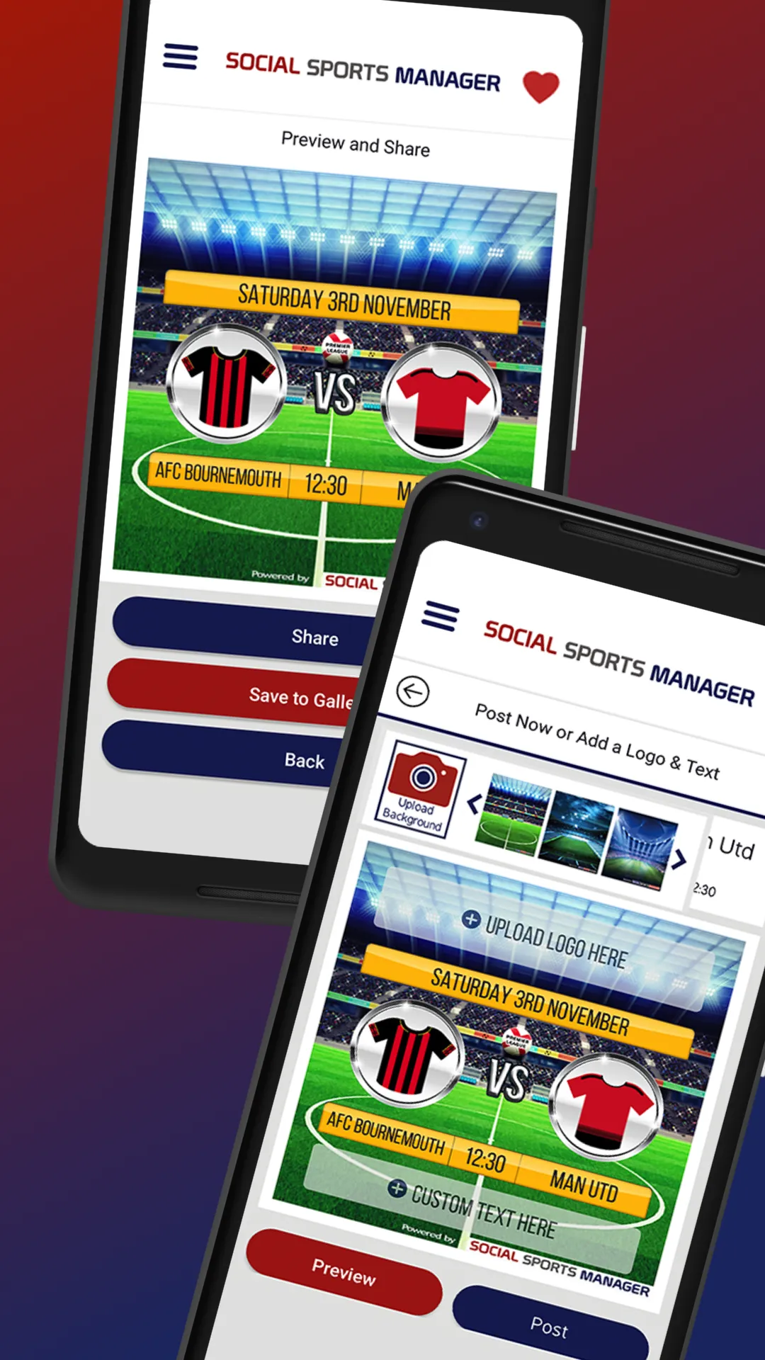 Social Sports Manager | Indus Appstore | Screenshot