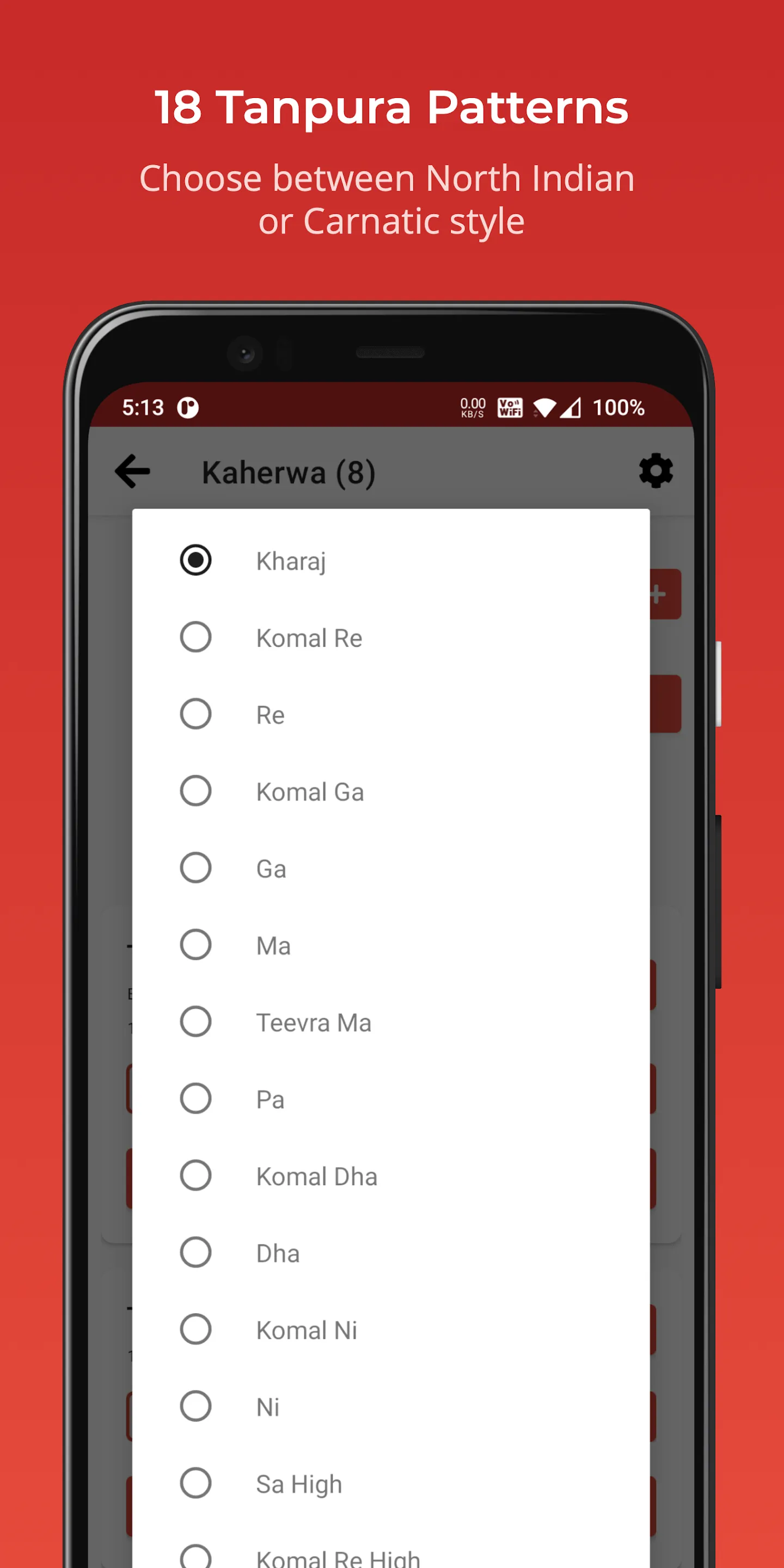 Rhythm with Tabla & Tanpura | Indus Appstore | Screenshot