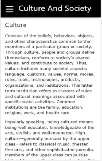 Culture and Society | Indus Appstore | Screenshot