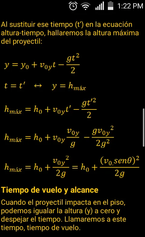 Proyectiles Física | Indus Appstore | Screenshot