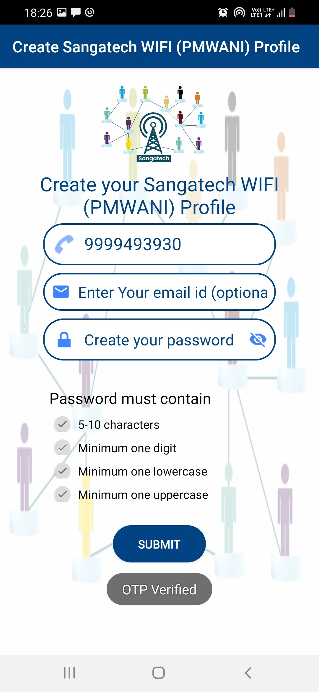 Sangatech WIFI(PMWANI) | Indus Appstore | Screenshot