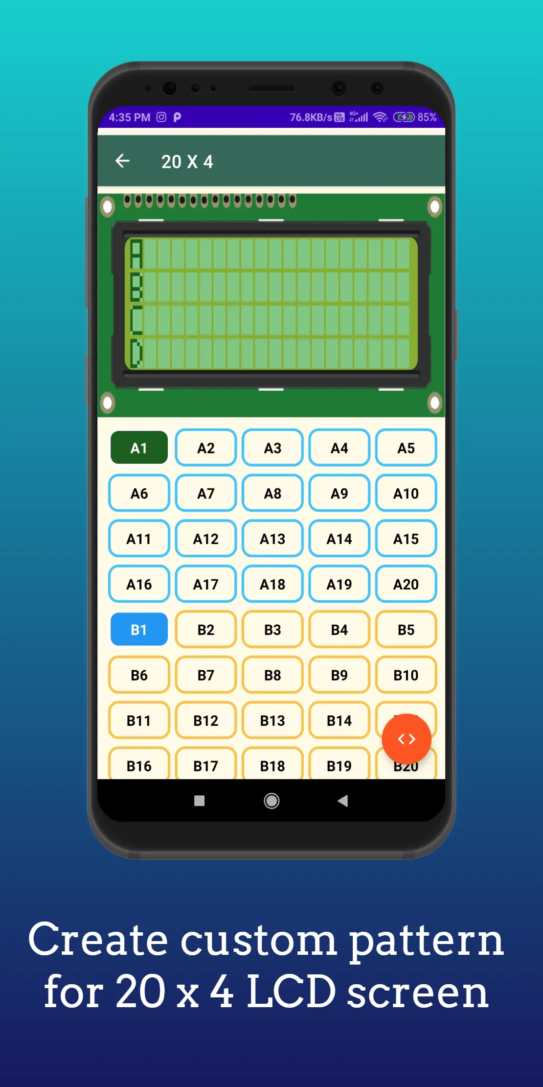 Custom LCD Pattern Generator | Indus Appstore | Screenshot