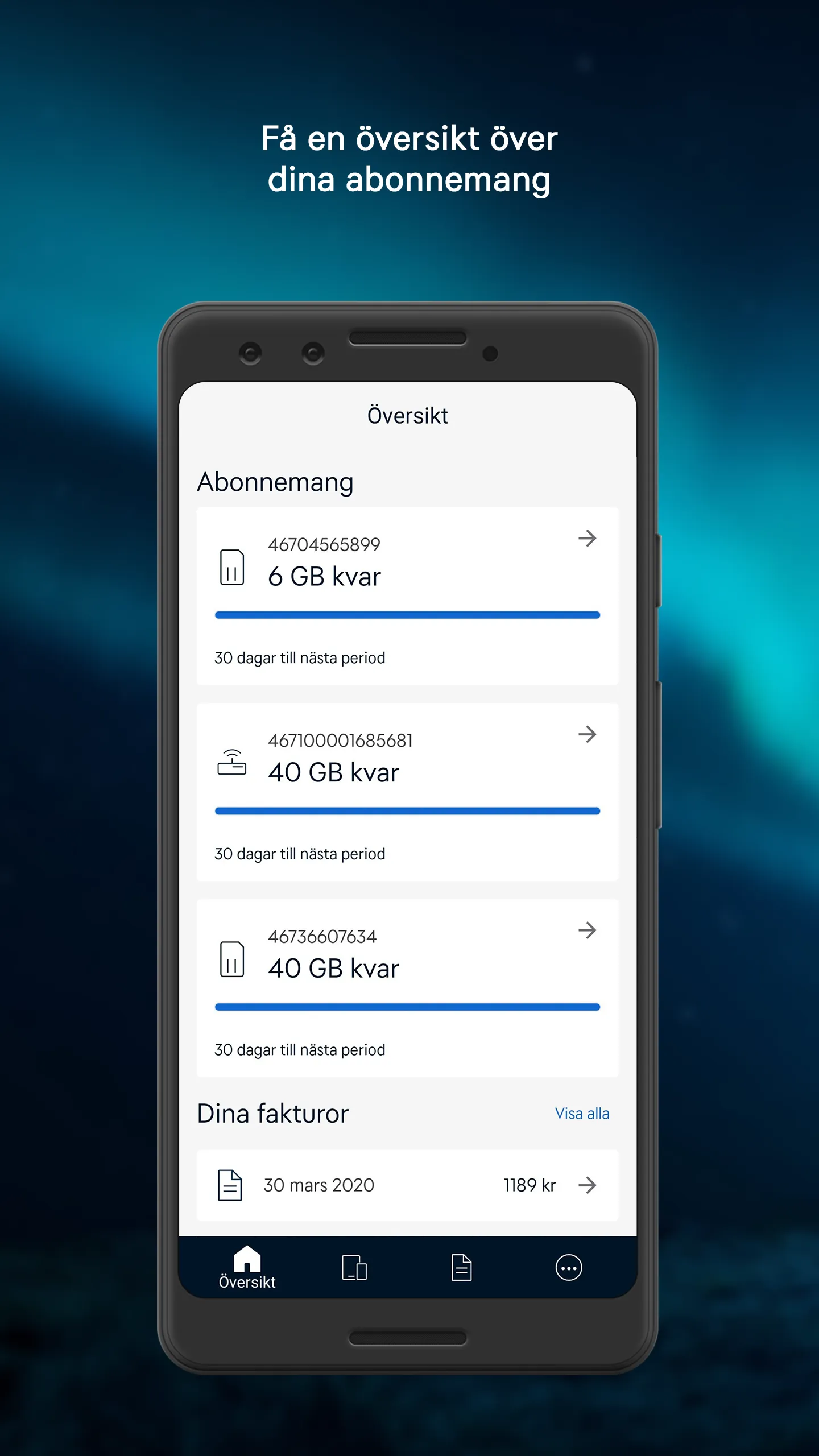 Mitt Tele2 | Indus Appstore | Screenshot