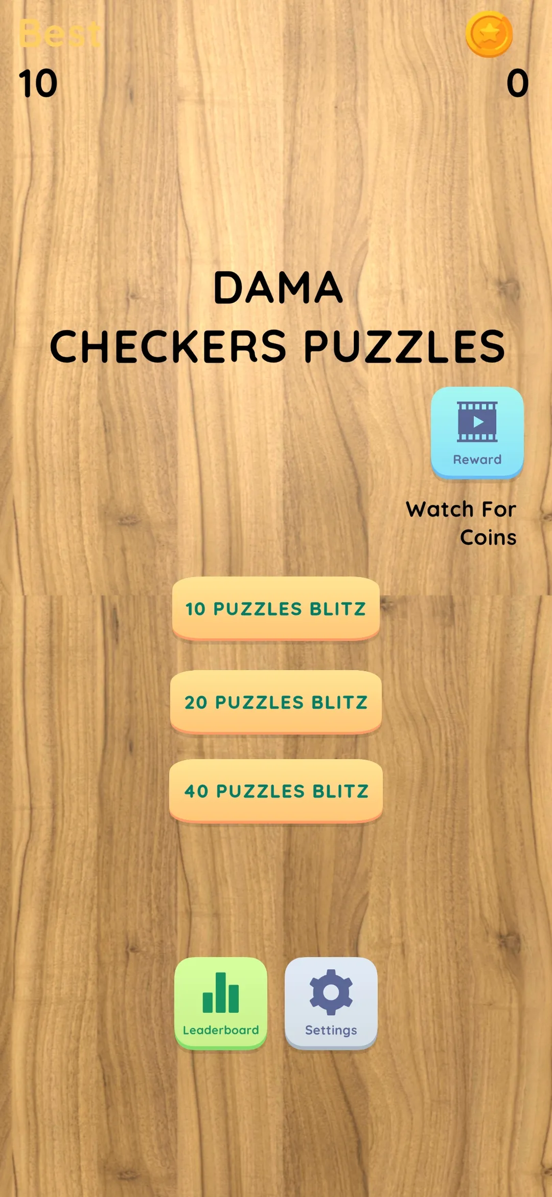 Dama - Checkers Puzzles | Indus Appstore | Screenshot