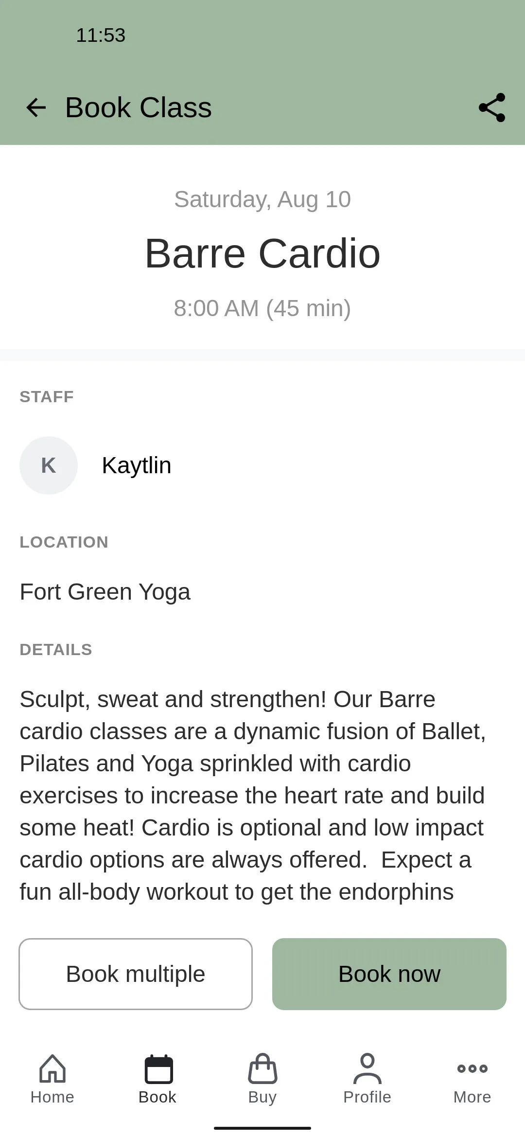 Fort Green Yoga | Indus Appstore | Screenshot