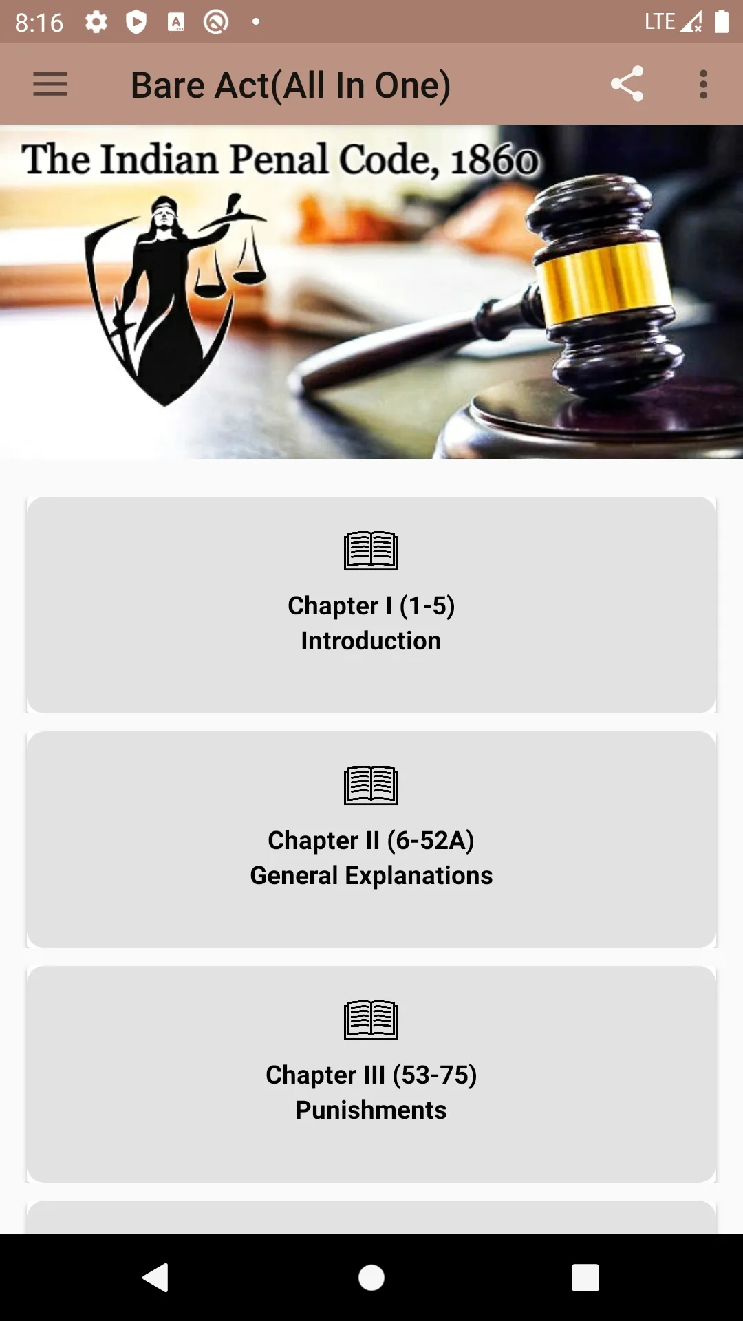 Bare Act (All In One) IPC,CrPC | Indus Appstore | Screenshot