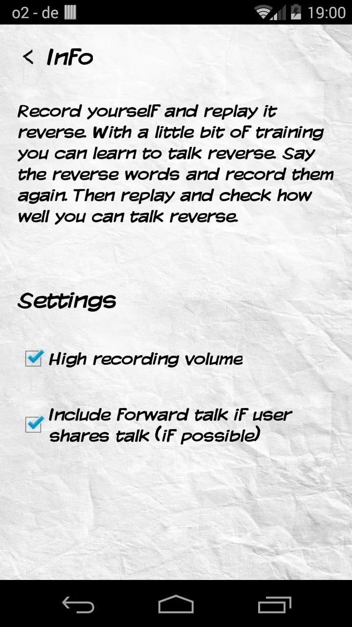 Reverse Talk | Indus Appstore | Screenshot