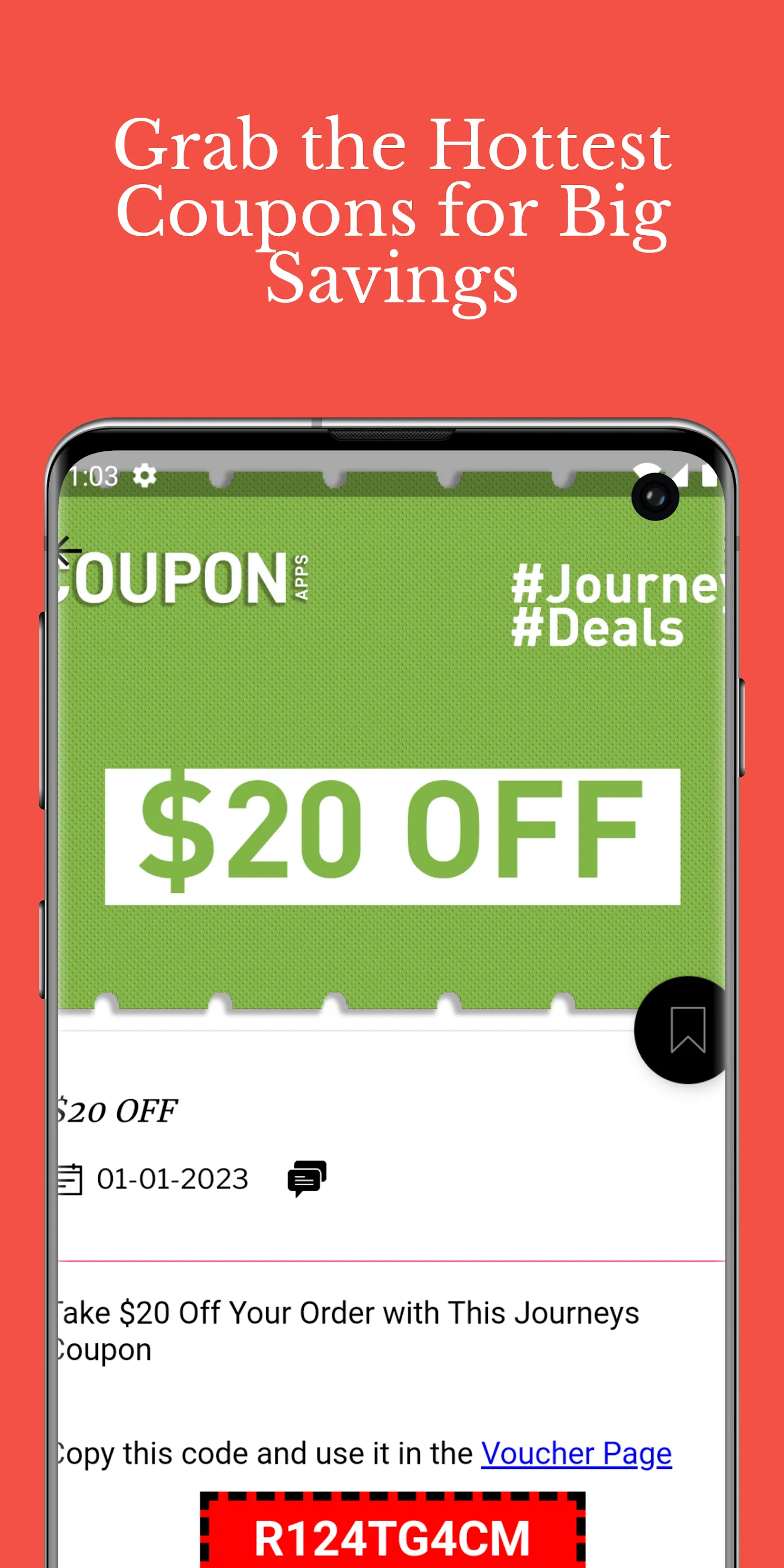 CouponApps - Journeys Coupons | Indus Appstore | Screenshot