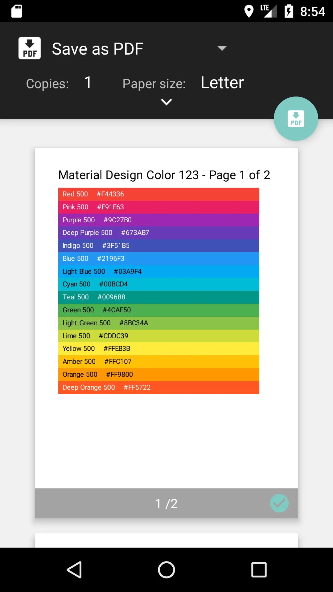 Material Design Color 123 | Indus Appstore | Screenshot