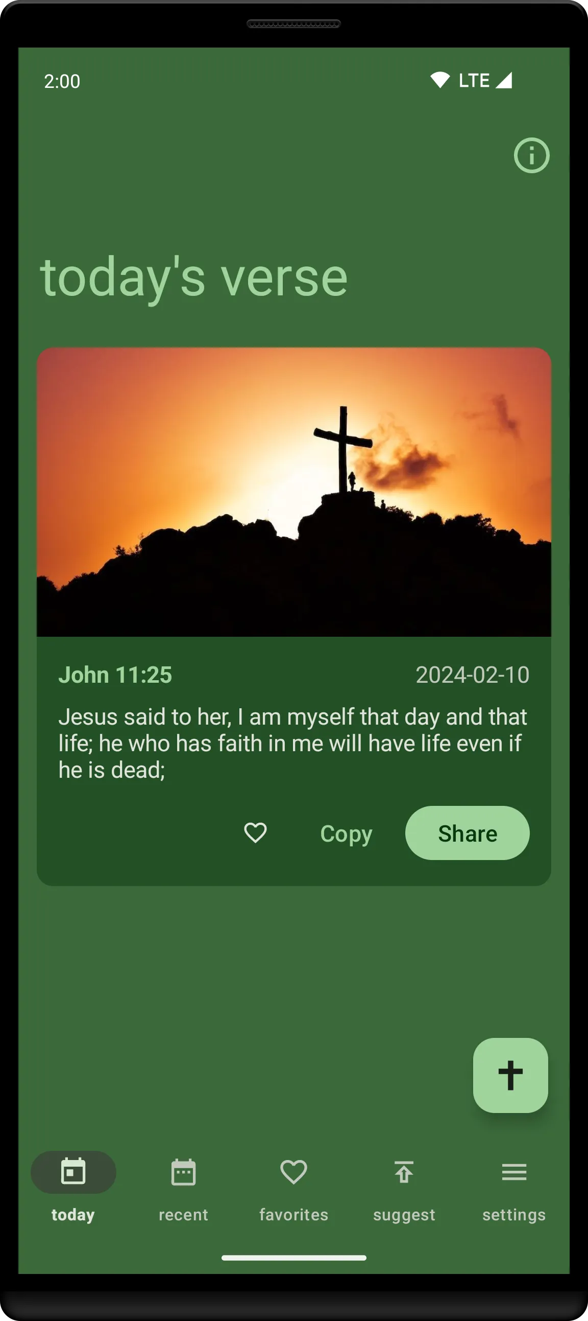 Daily Power - bible verses | Indus Appstore | Screenshot