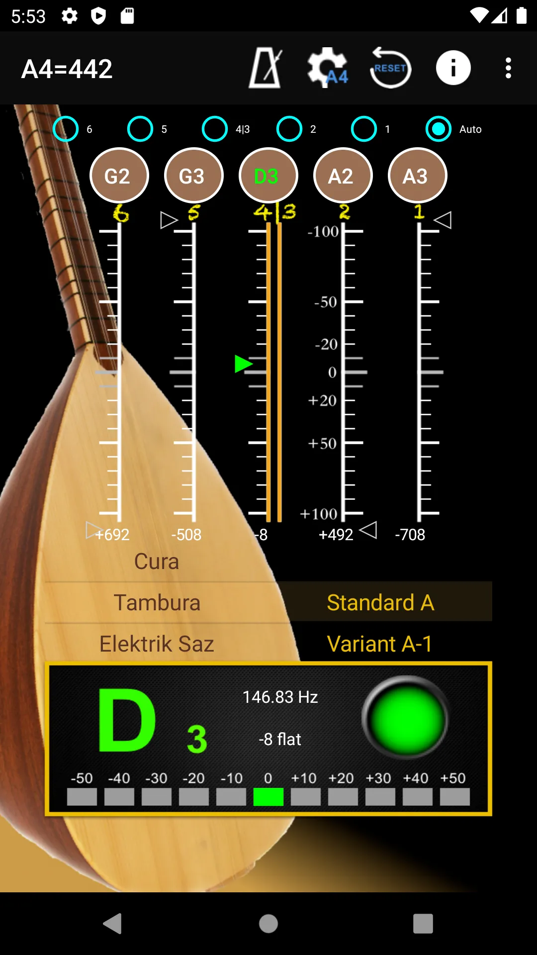 Baglama Tuner - Bağlama / Saz | Indus Appstore | Screenshot