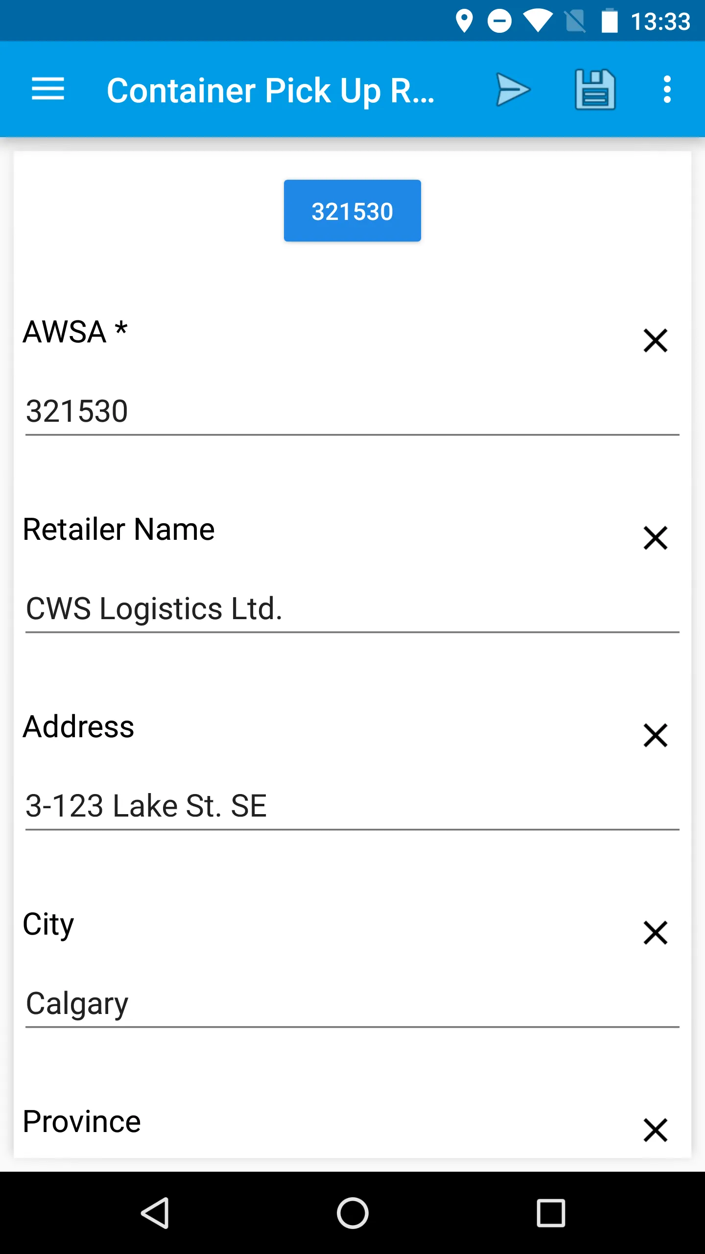 CWS Logistics | Indus Appstore | Screenshot