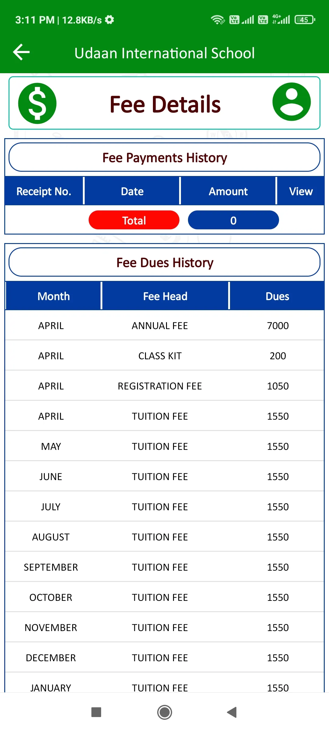 UDAAN INTERNATIONAL SCHOOL, BE | Indus Appstore | Screenshot