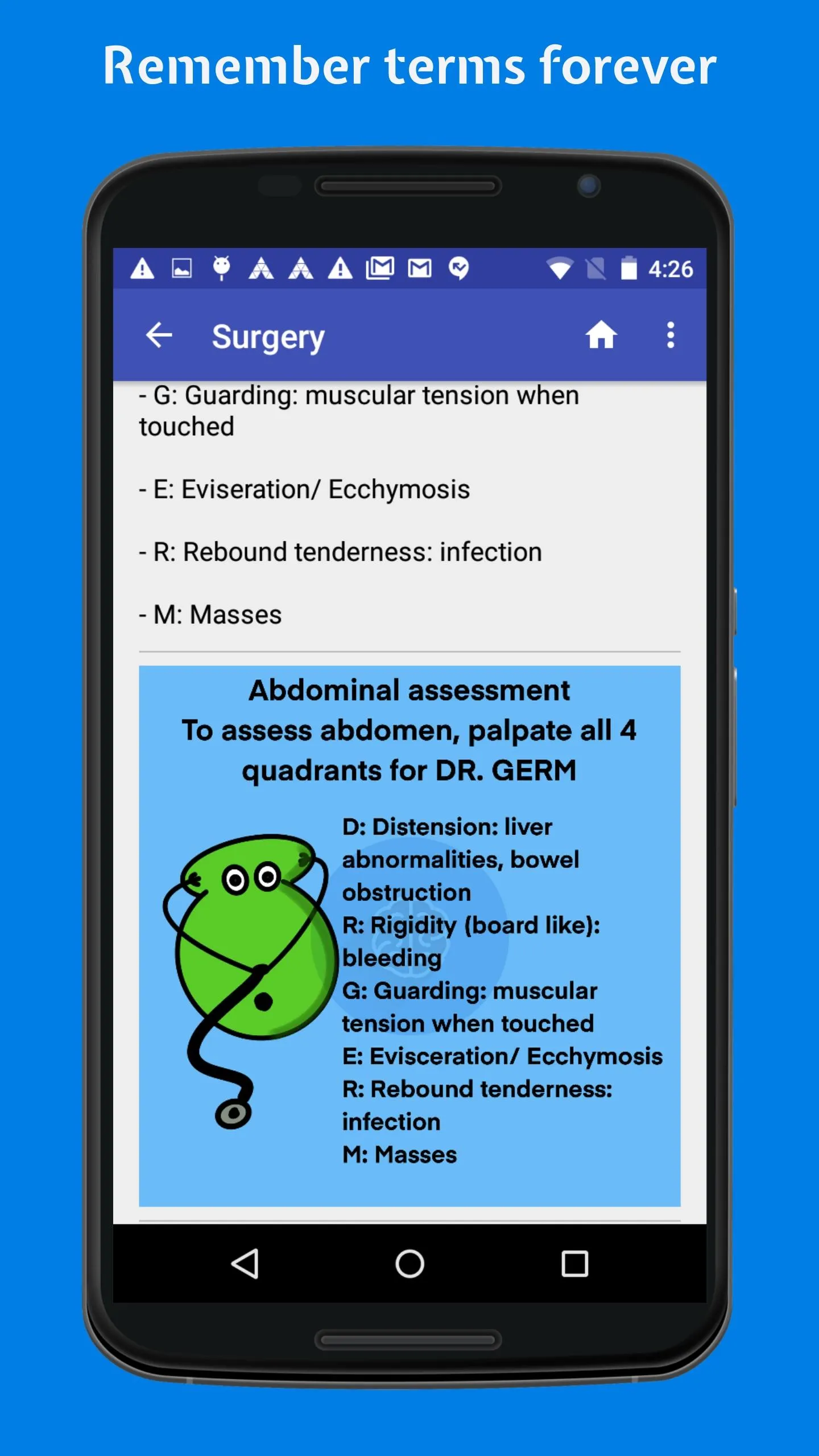 Mednomics: Medical mnemonics | Indus Appstore | Screenshot