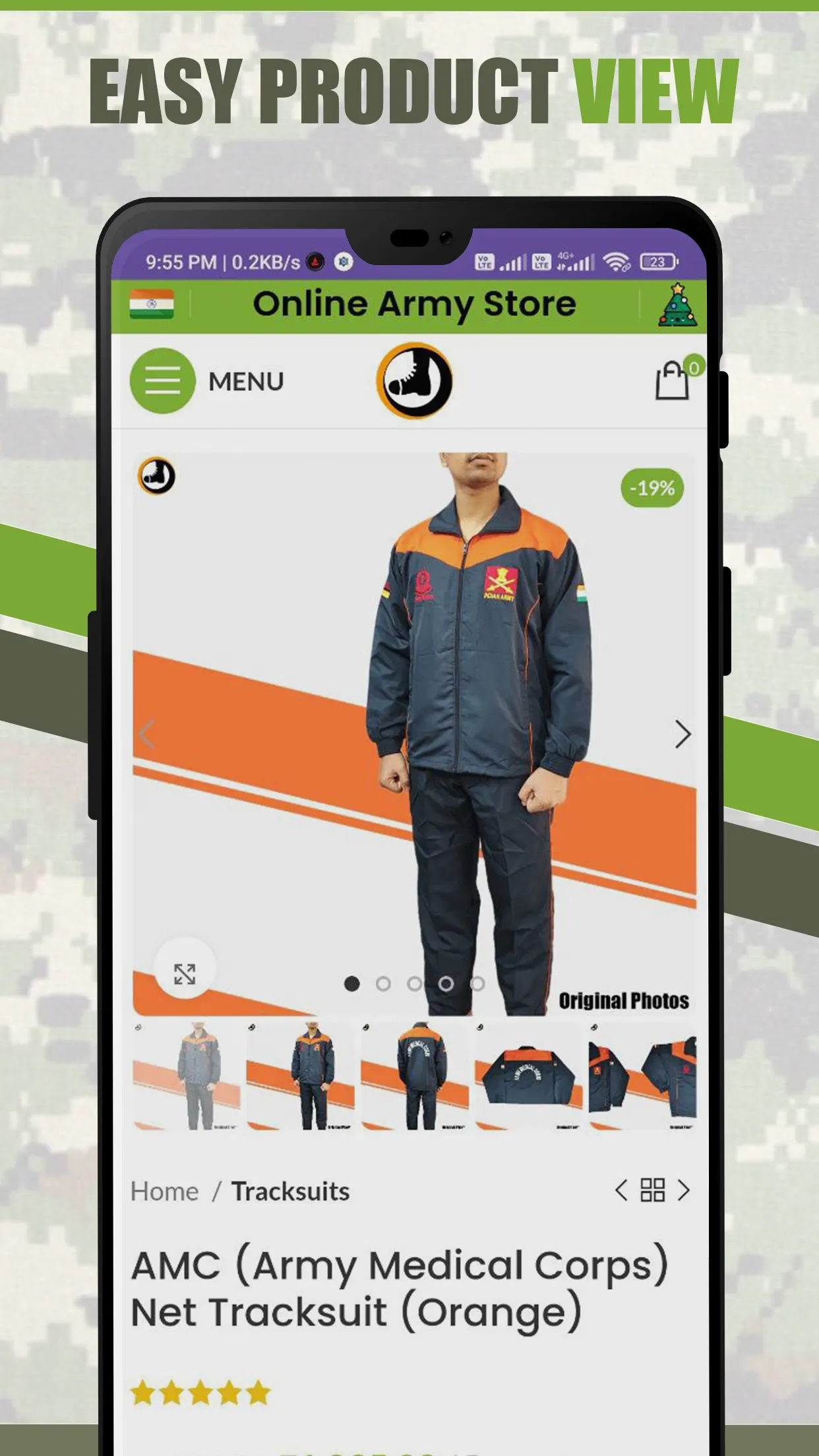 Online Army Store | Indus Appstore | Screenshot