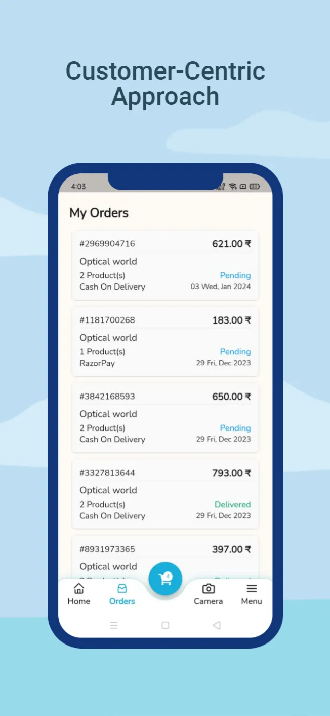 OpticalWorld-B2B Ecommerce App | Indus Appstore | Screenshot