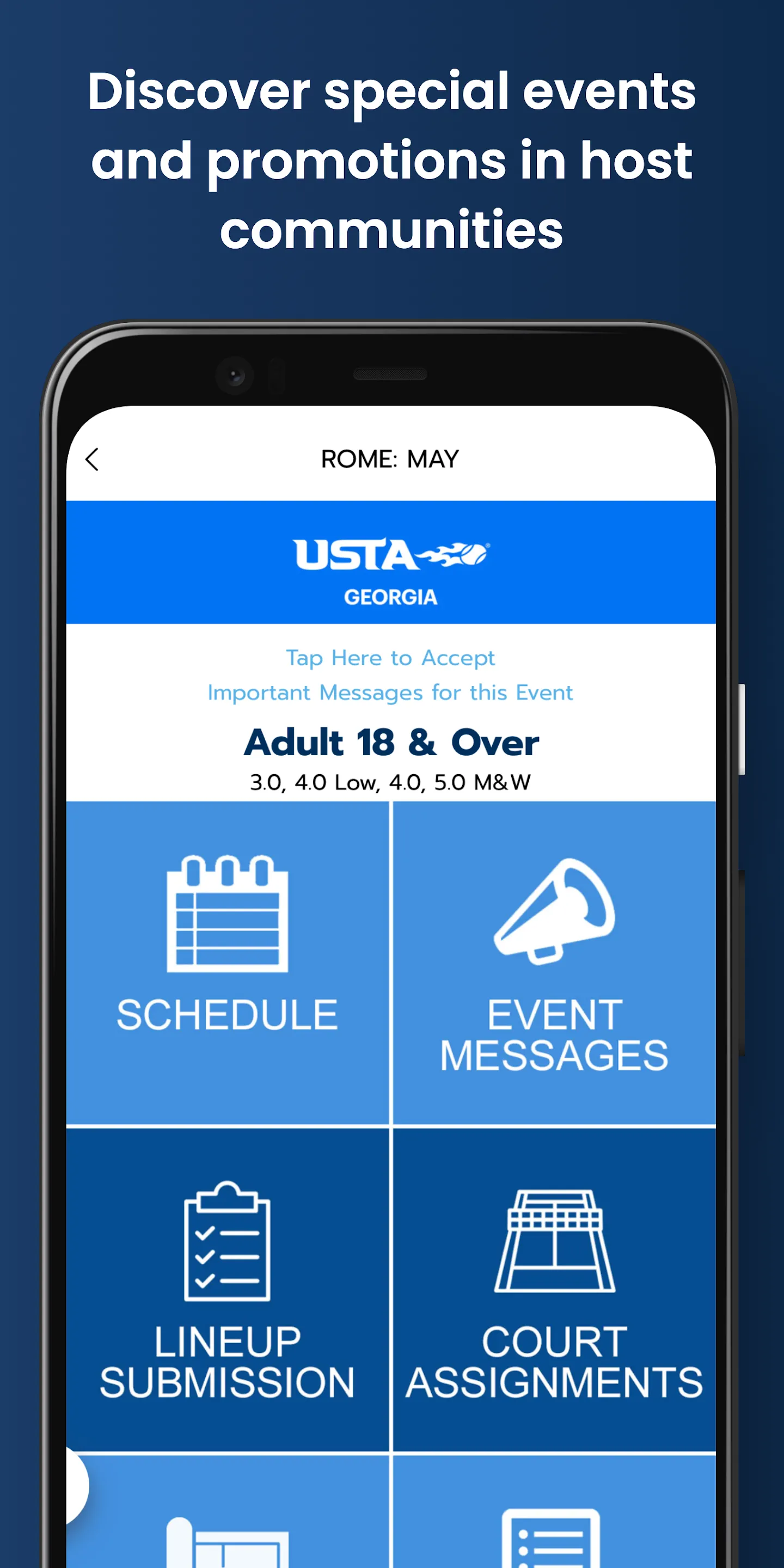 USTA Georgia League Chps | Indus Appstore | Screenshot