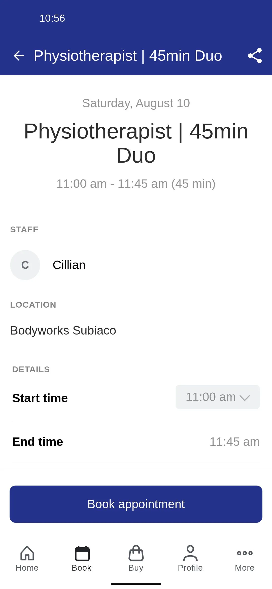 Bodyworks Subiaco | Indus Appstore | Screenshot