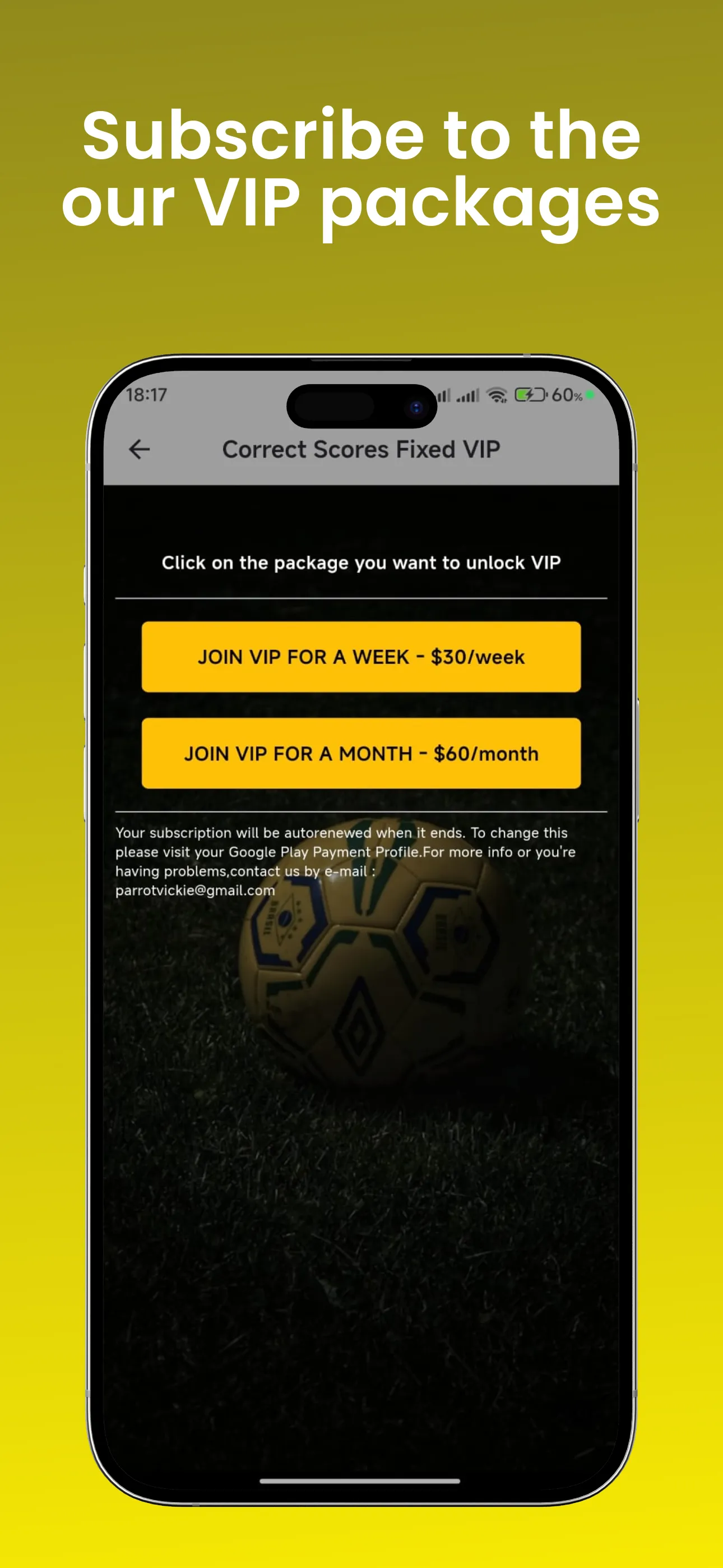 ELMAN CORRECT SCORES | Indus Appstore | Screenshot