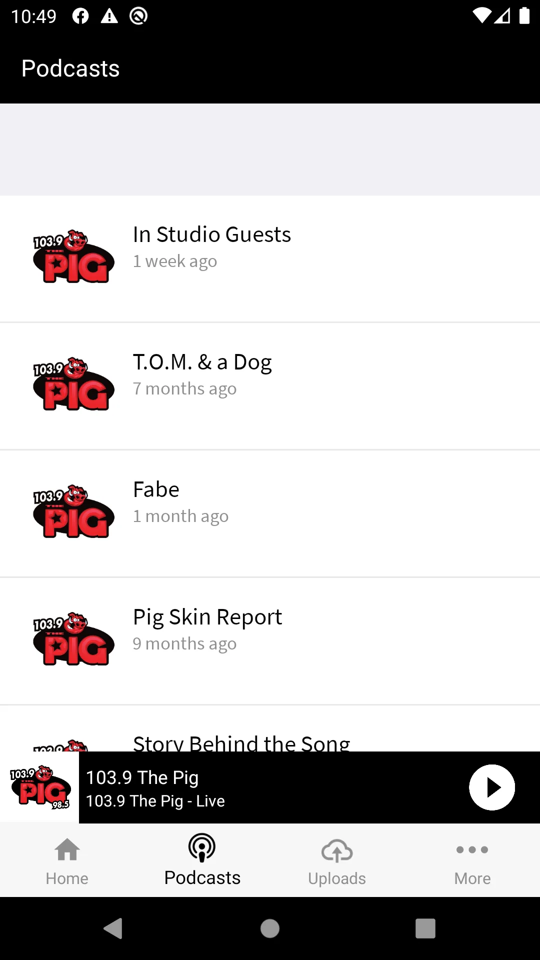 My Pig Radio | Indus Appstore | Screenshot