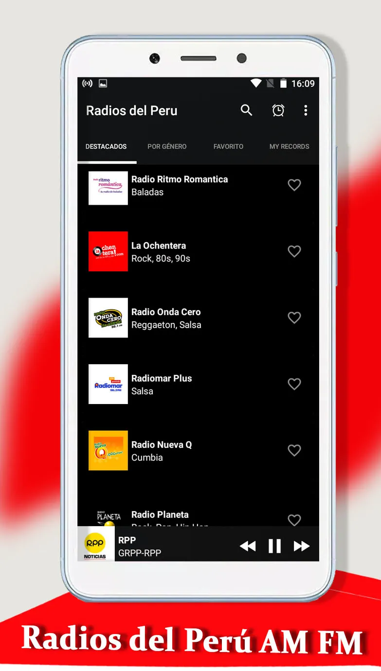 Radios del Peru AM FM | Indus Appstore | Screenshot