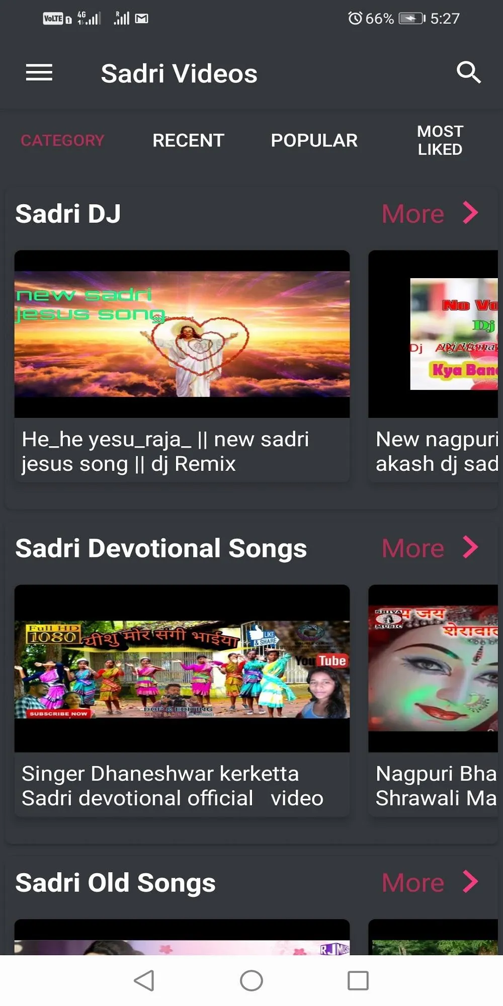 Sadri Videos & Nagpuri Videos | Indus Appstore | Screenshot