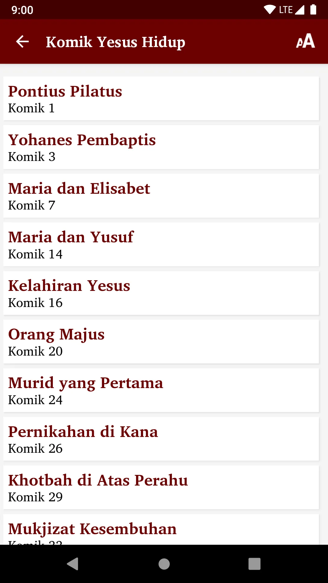 Komik Yesus Hidup | Indus Appstore | Screenshot