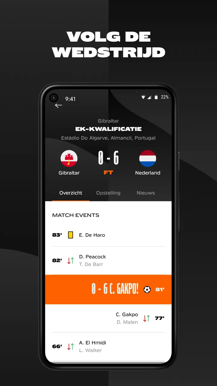 KNVB Oranje | Indus Appstore | Screenshot