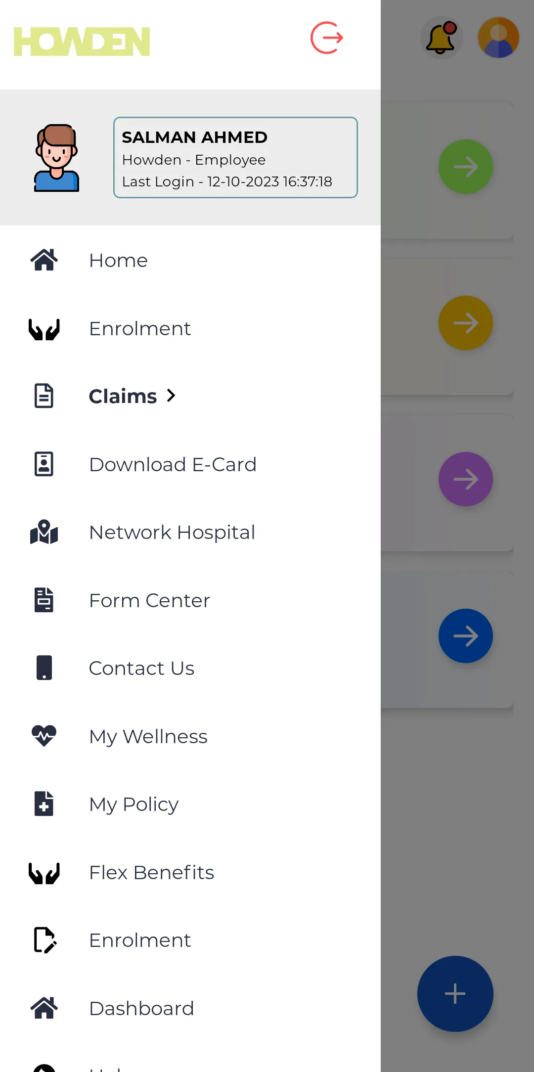 Howden Benefits | Indus Appstore | Screenshot