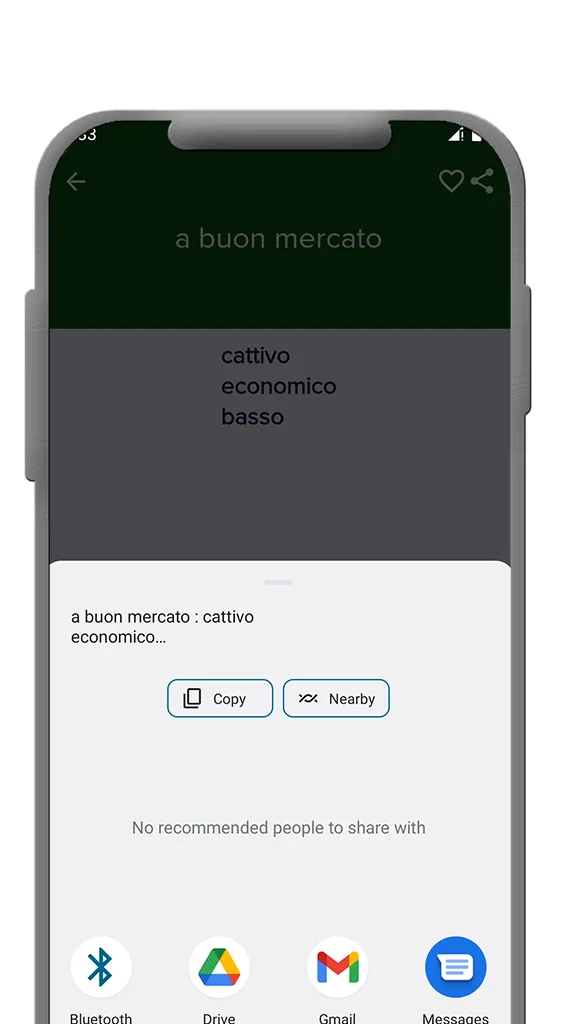 Italian Synonym dictionary | Indus Appstore | Screenshot