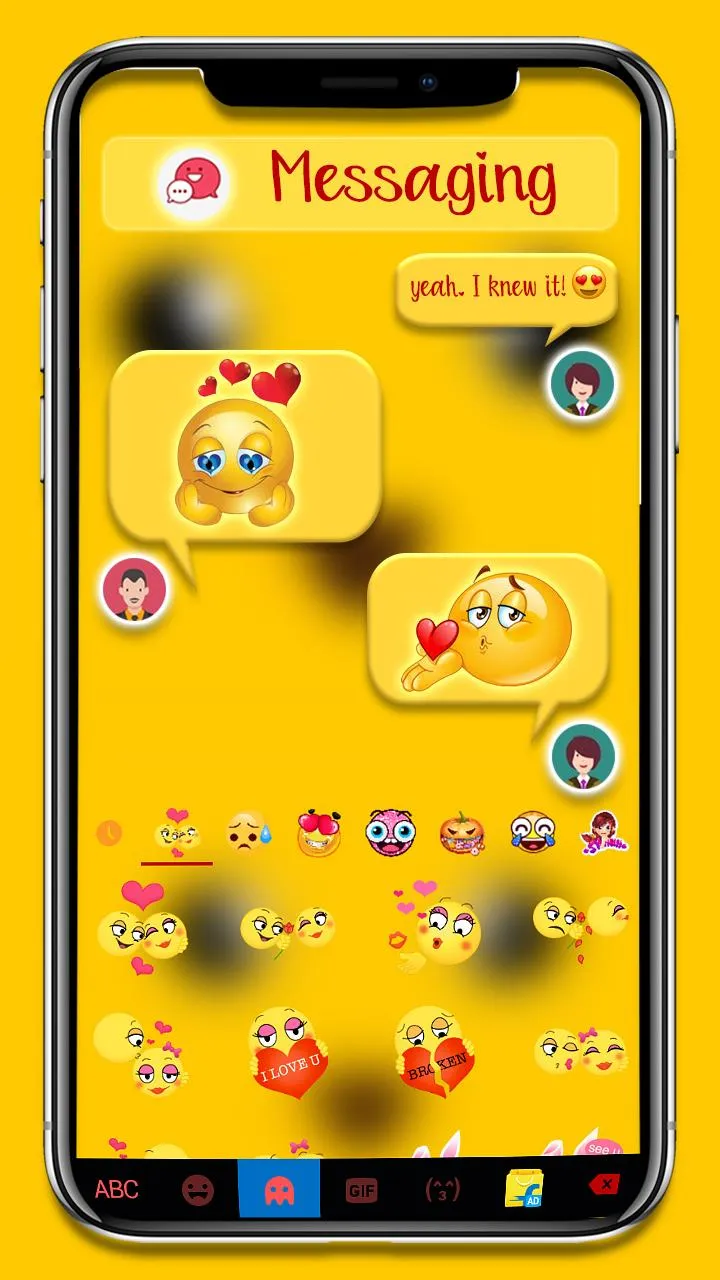 Cute Yellow Mouse Keyboard The | Indus Appstore | Screenshot