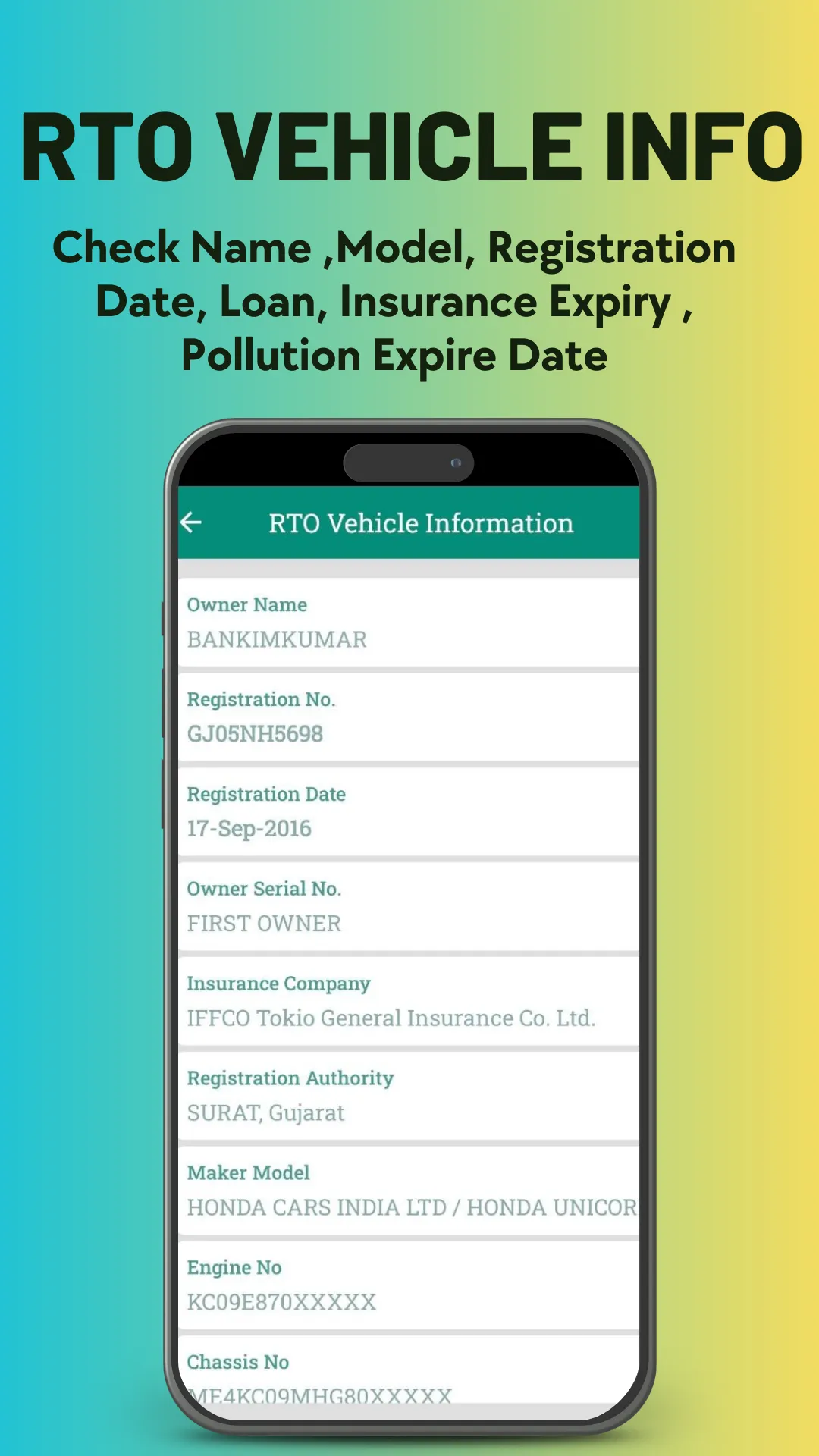 Vahan Info - RTO Vehicle Info | Indus Appstore | Screenshot