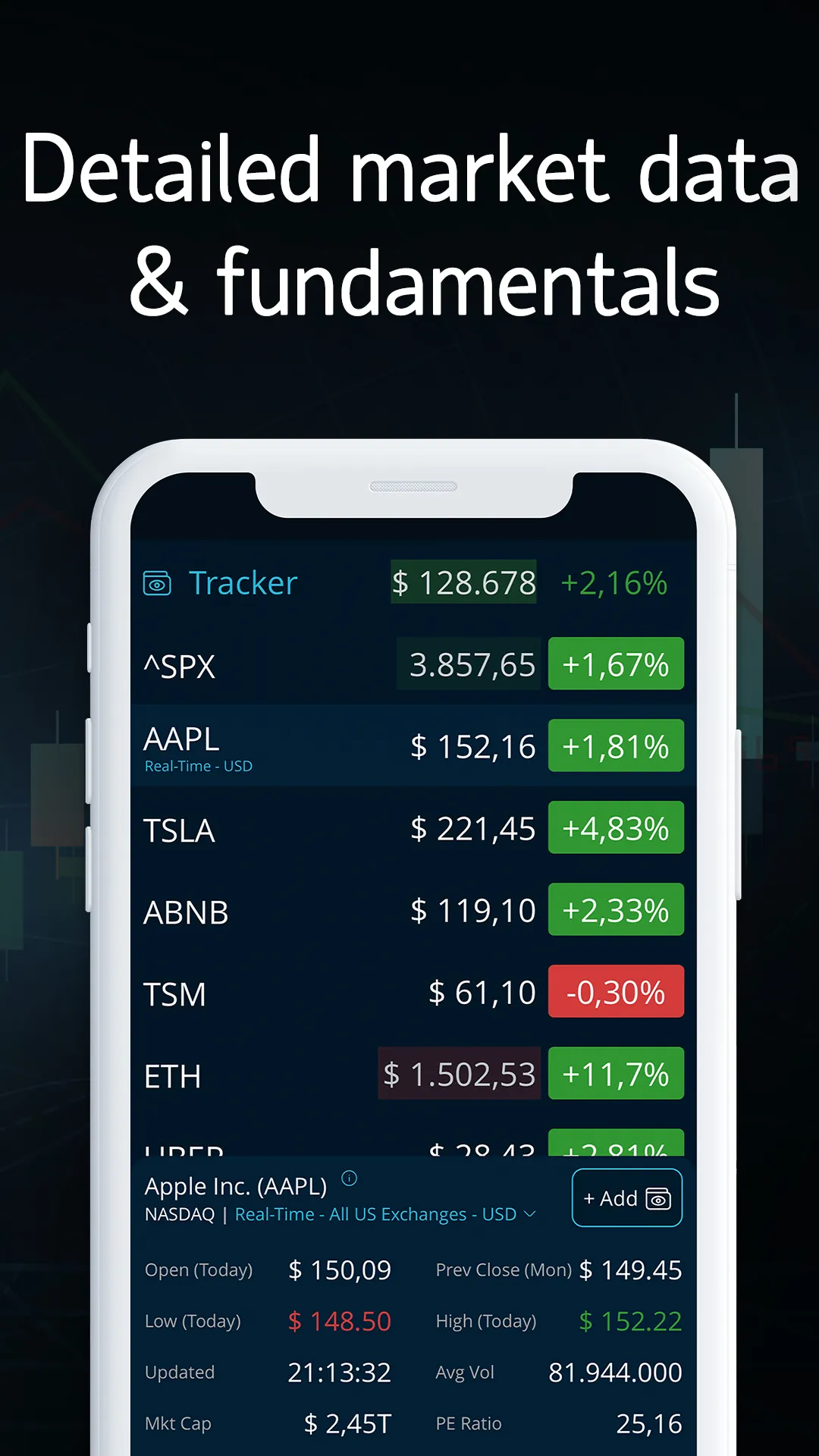 LiveQuote Stock Market Tracker | Indus Appstore | Screenshot