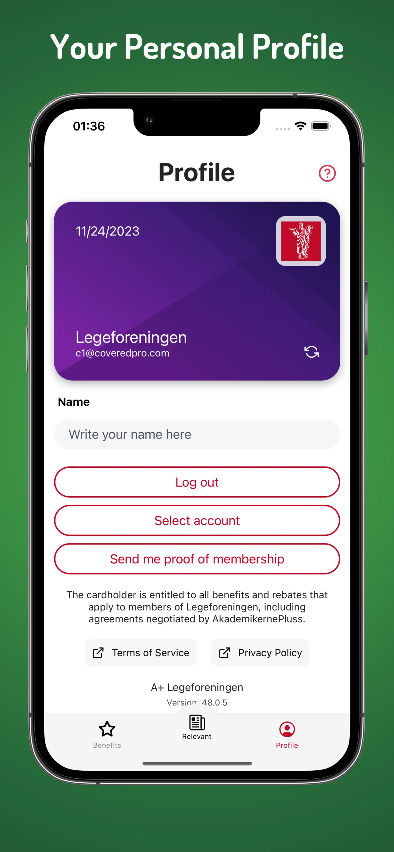 A+ Legeforeningen | Indus Appstore | Screenshot