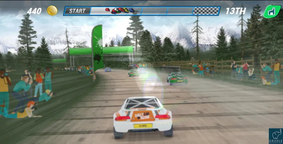 Retro Racing Game | Indus Appstore | Screenshot