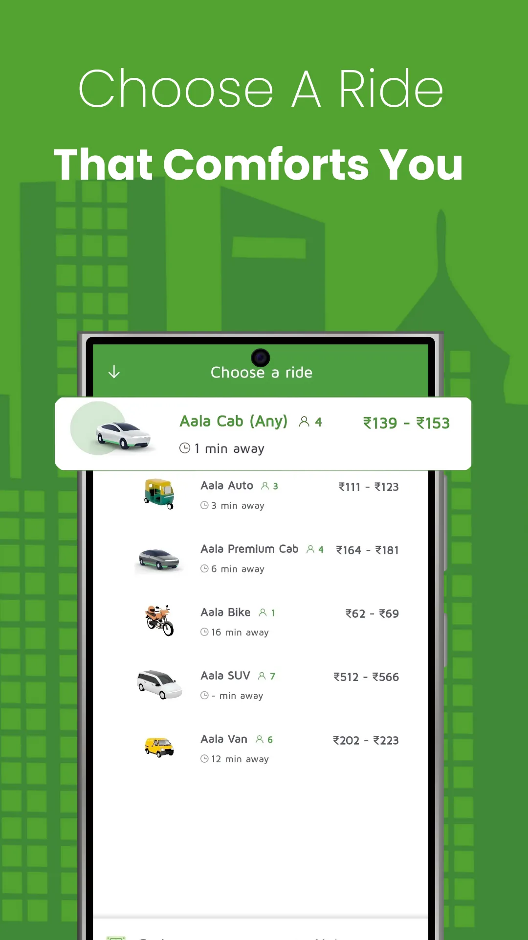 Aala Cabs, Autos & Bike Taxi | Indus Appstore | Screenshot