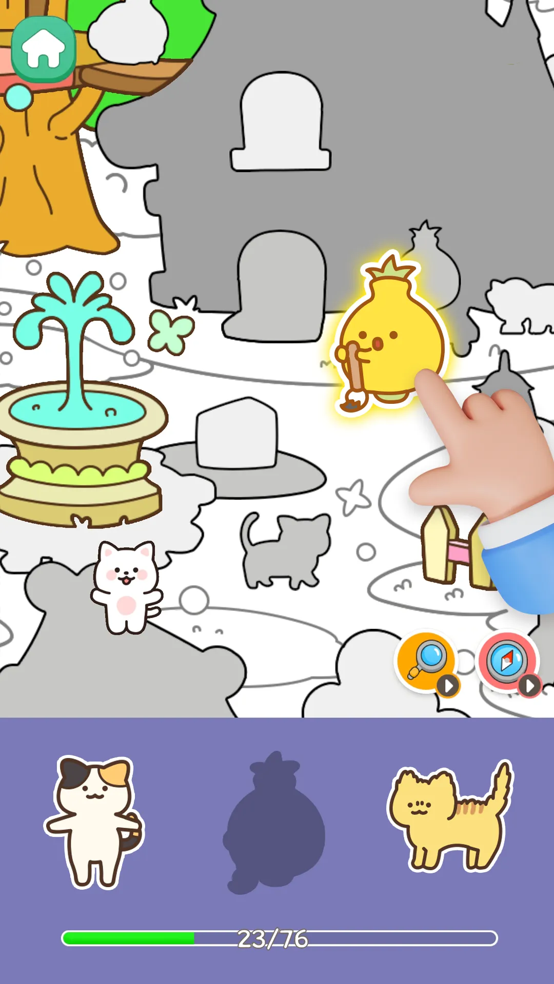 Sticker Town Puzzle:Color Book | Indus Appstore | Screenshot