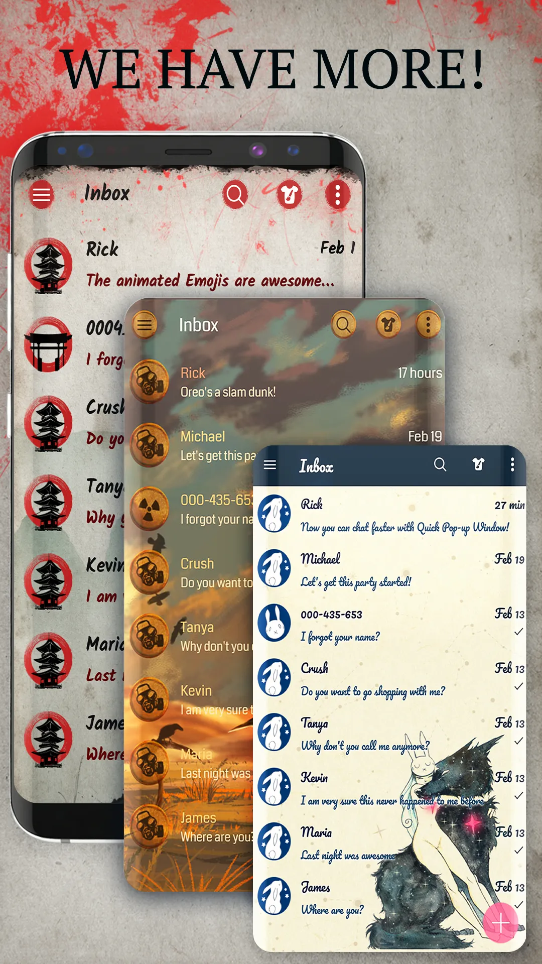 Samurai SMS theme | Indus Appstore | Screenshot