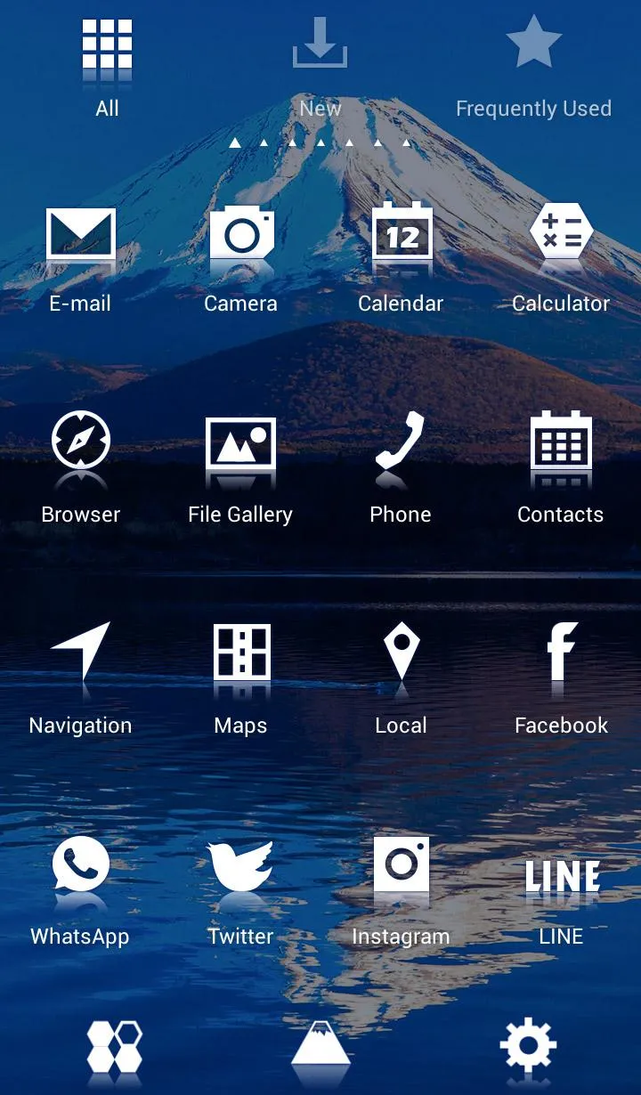 Mt. Fuji Theme +HOME | Indus Appstore | Screenshot