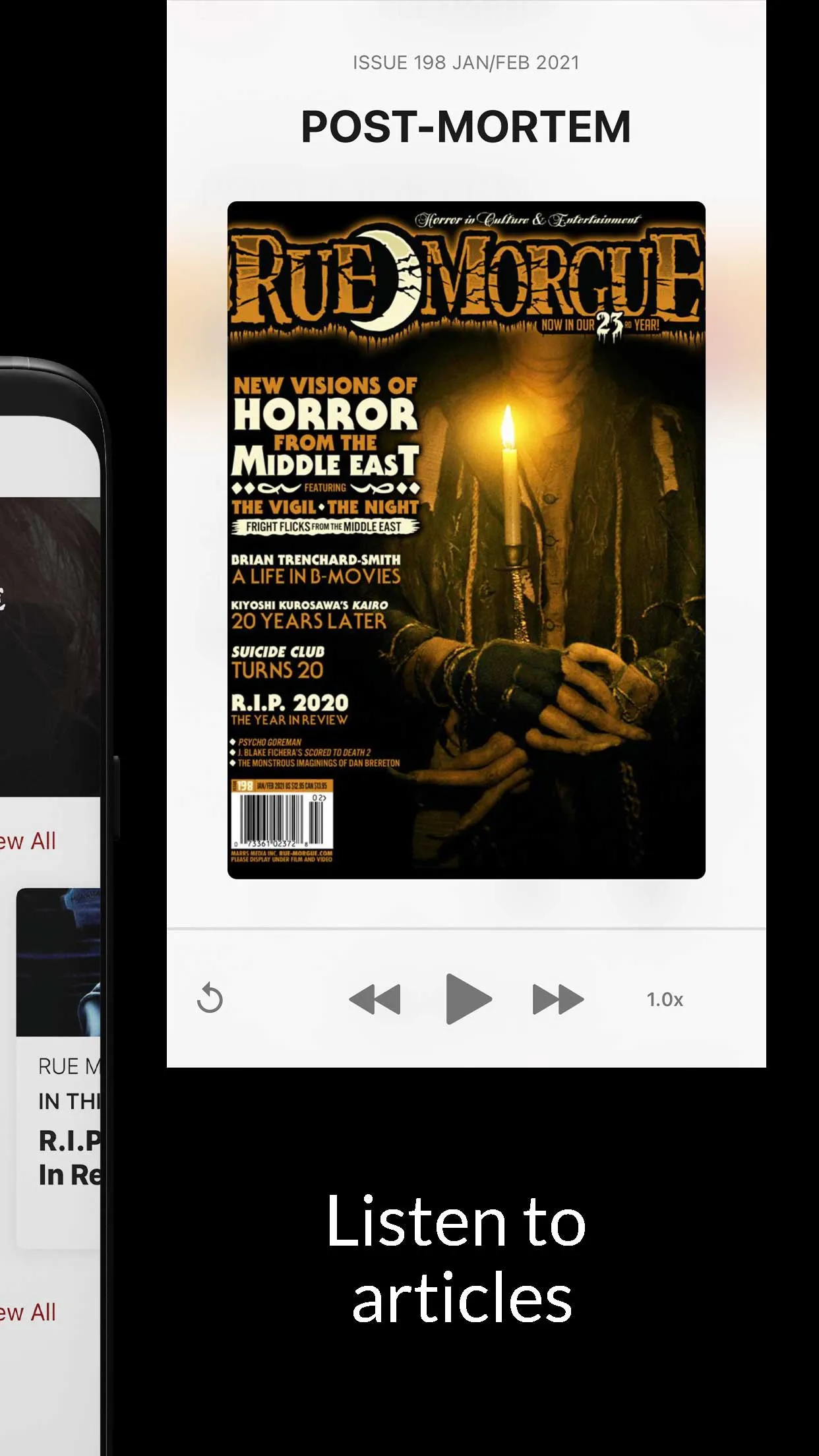 Rue Morgue Magazine | Indus Appstore | Screenshot