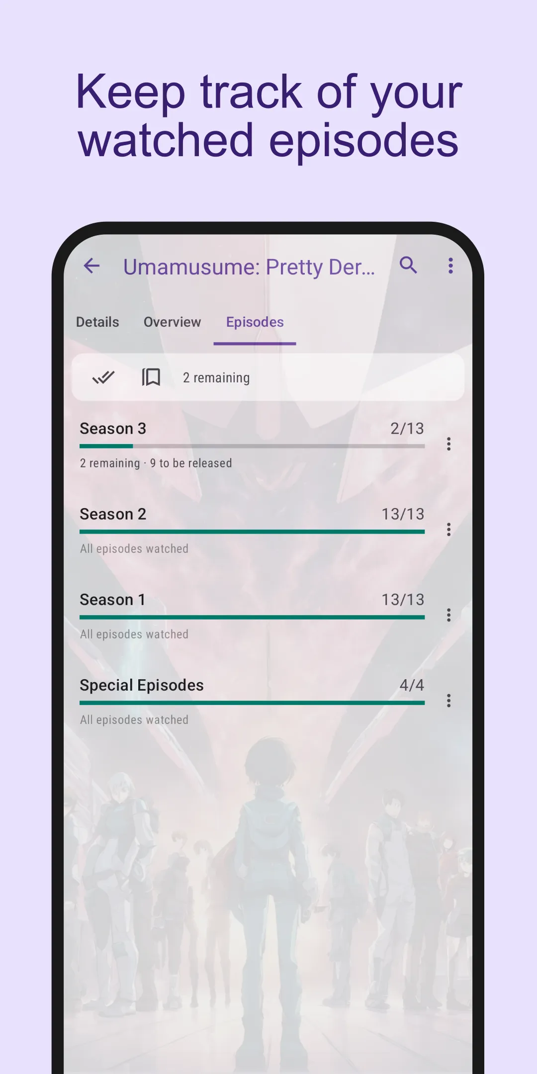 SeriesGuide: show manager | Indus Appstore | Screenshot