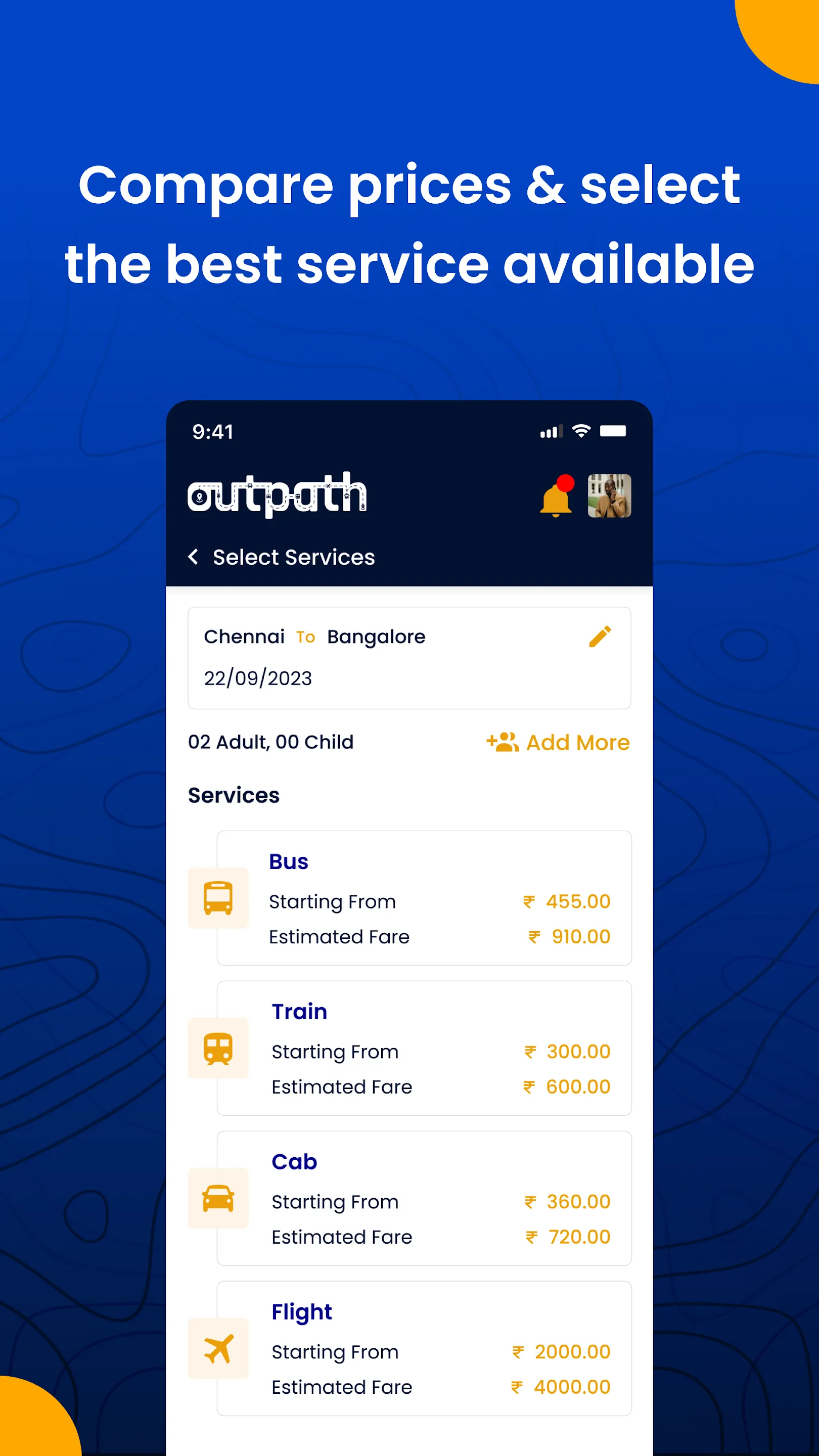 Outpath All In One Booking App | Indus Appstore | Screenshot