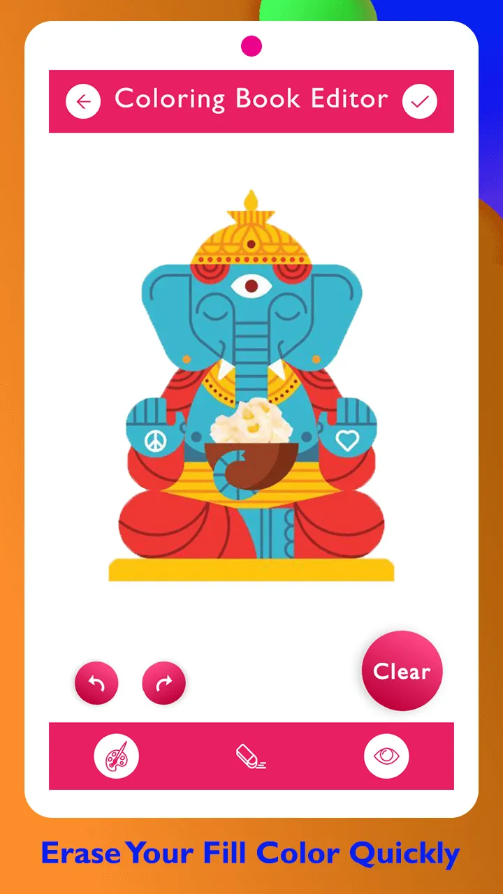 Lord Ganesha Paint & Color | Indus Appstore | Screenshot