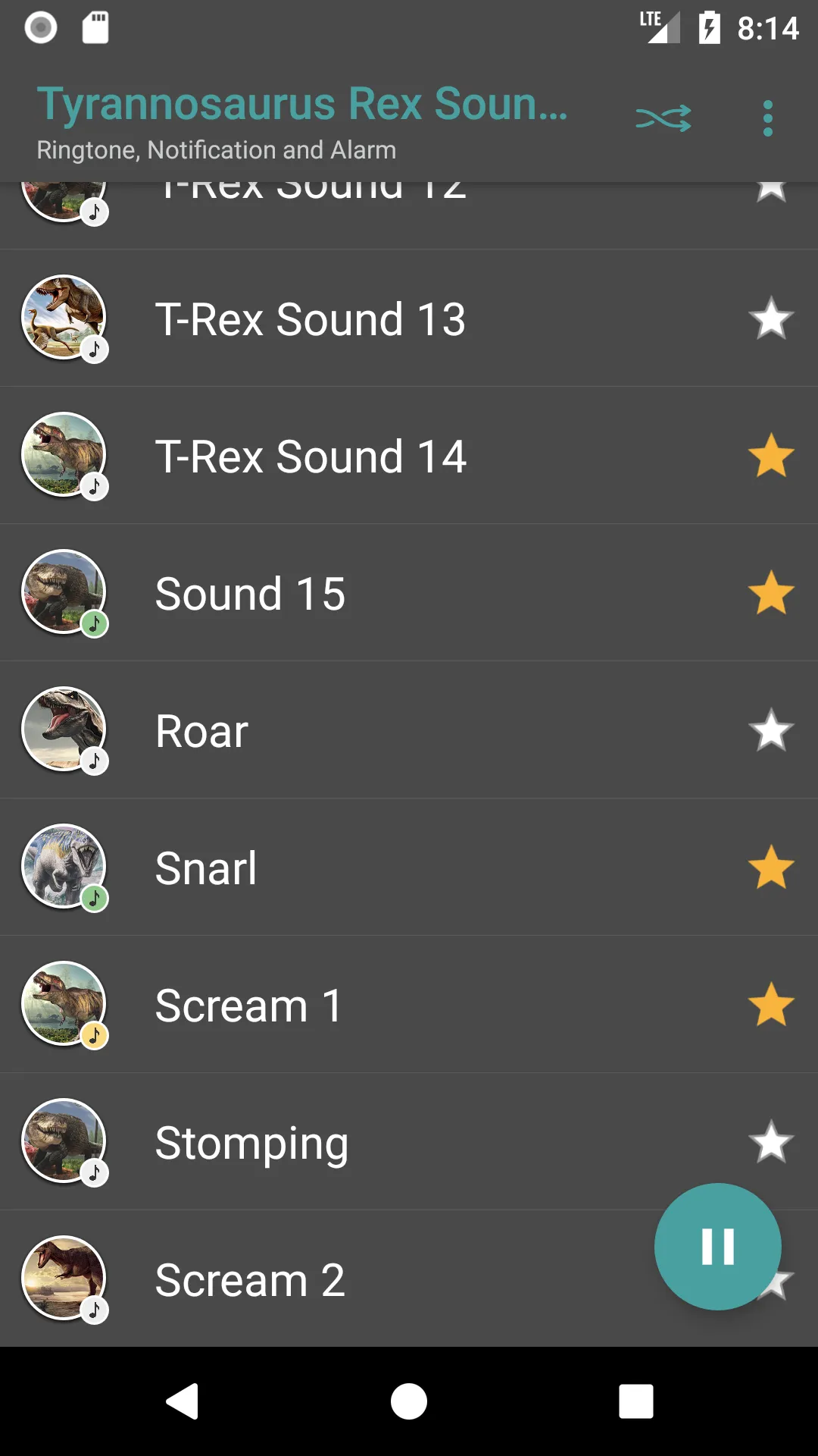 Dinosaur Sounds | Indus Appstore | Screenshot