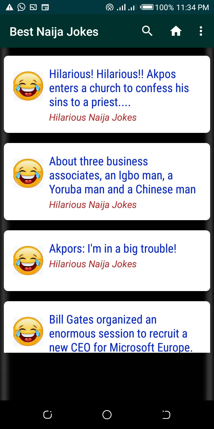 African Funny Jokes | Indus Appstore | Screenshot