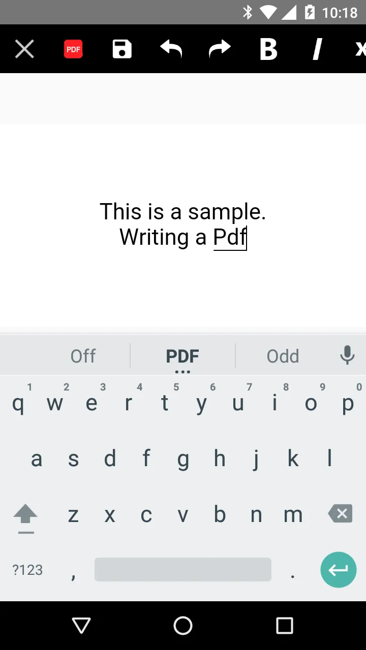 AndroPDF editor for PDF files | Indus Appstore | Screenshot