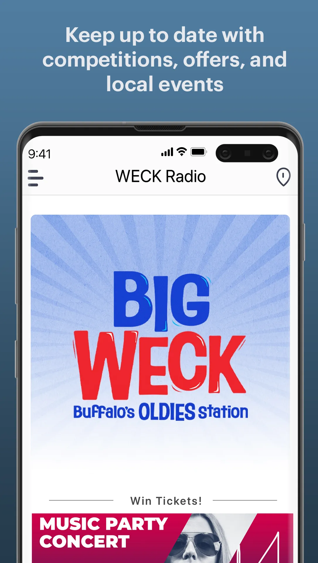 WECK Radio | Indus Appstore | Screenshot